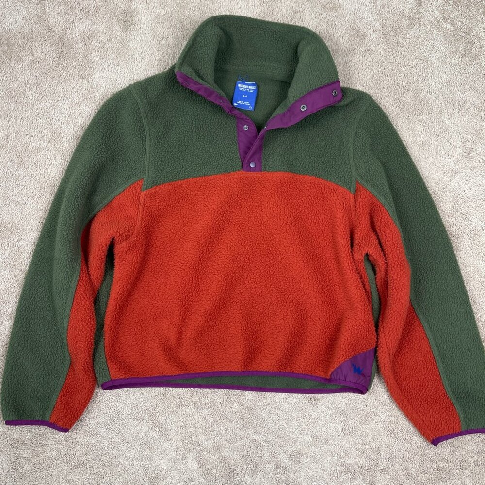 Urban Outfitters Without Walls Jacket Men S Colorblock Sherpa Fleece Hiking USA